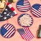 50pcs 4th of July 9" Heavy-Duty Paper Plates – Stars & Stripes Party Dinnerware Set (50 Pack)